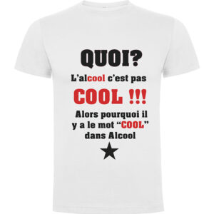 T-shirt Alcool cool