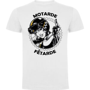 T-shirt Motarde fêtarde
