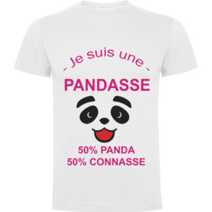 T-shirt Je suis une pandasse