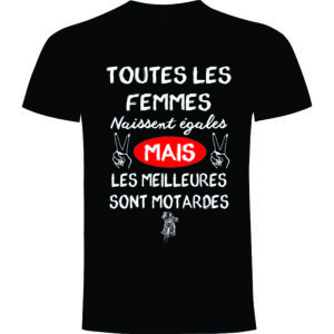 T-shirt Motardes égales