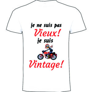 T-shirt Pas vieux mais vintage Ducati