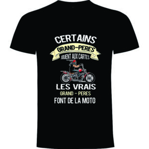 Les vrais grand pères font de la moto