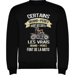 Sweat les vrais grand pères font de la moto